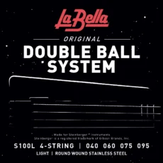 La Bella S100L Double Ball Bass Strings - Round Wound – Light 40-95