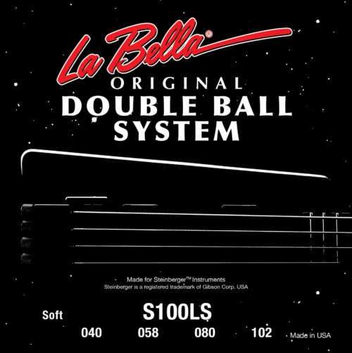 La Bella S100LS Double Ball Bass Strings - Round Wound – Soft 40-102