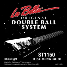 La Bella ST1150 Double Ball Guitar Strings (TransTrem v1) – Blues Light 11-50