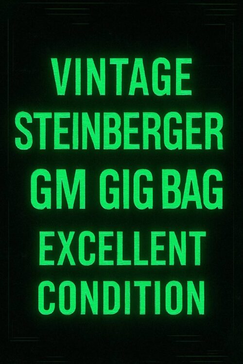 Vintage Steinberger® GM Gig Bag – Excellent Condition