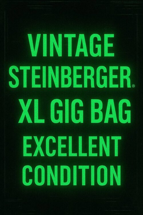 Vintage Steinberger® XL Gig Bag – Excellent Condition