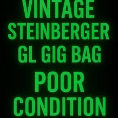 Vintage Steinberger® GL Gig Bag – Poor Condition