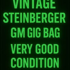 Vintage Steinberger® GM Gig Bag – Very Good Condition