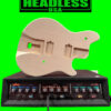 Limited Release - HeadlessUSA Modern Carved Basswood Body - TransTrem™-Routed (Unfinished)
